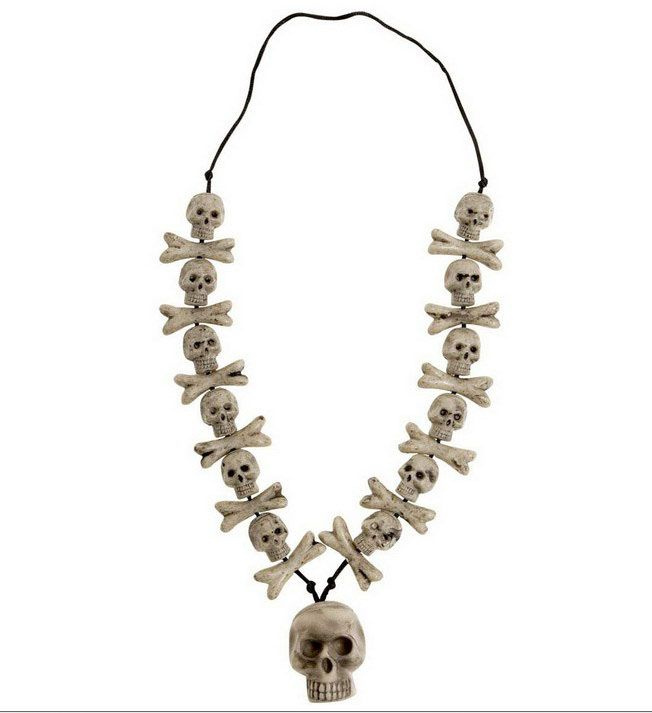 Ожерелье с черепом и костями #1