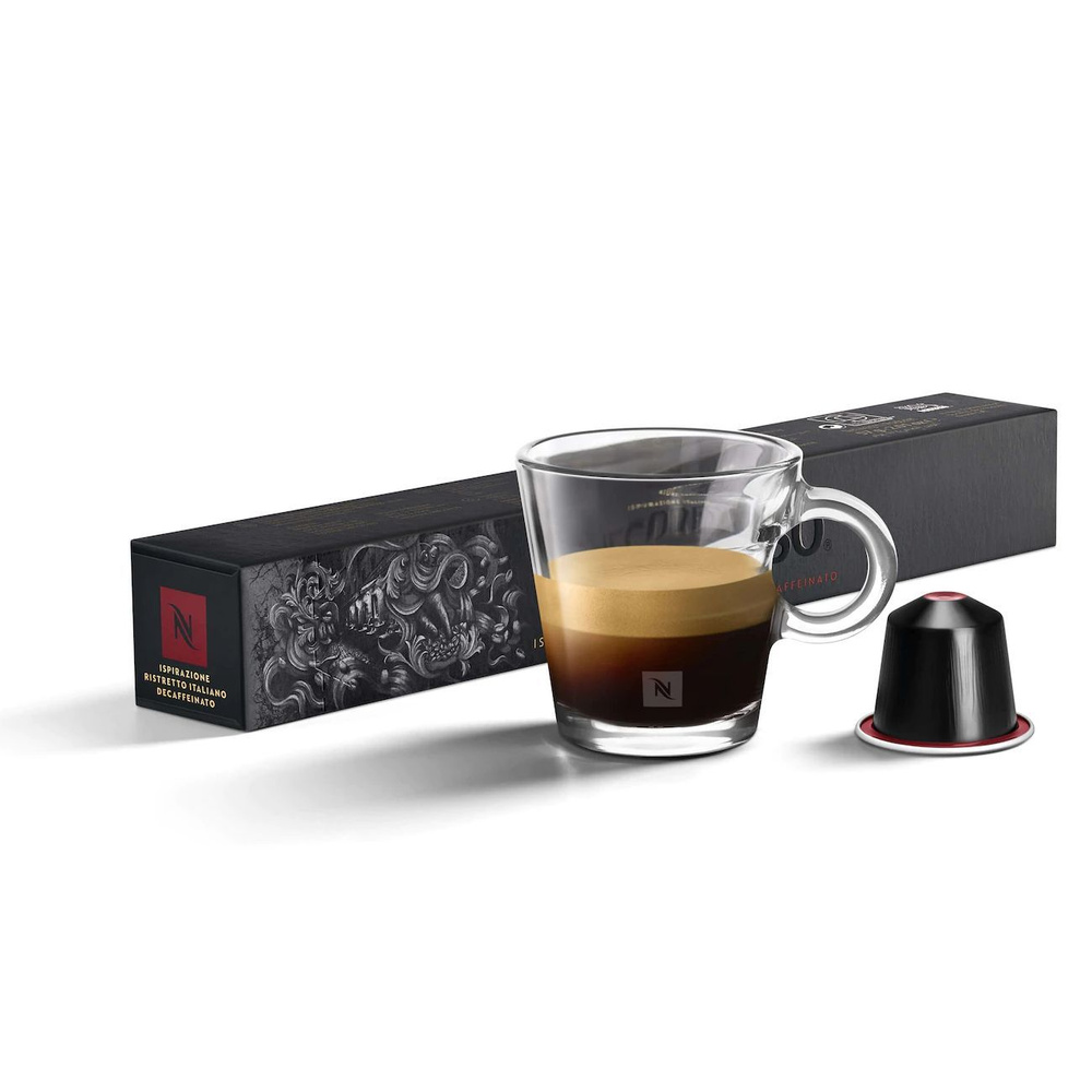 Кофе Nespresso RISTRETTO ITALIANO DECAFFEINATO в капсулах, 10 шт. #1