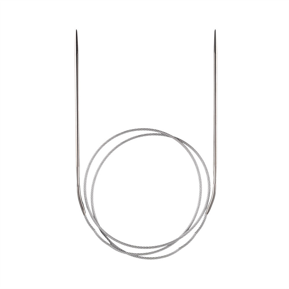 VMKN Спицы для вязания круговые d2.5 мм 100 см на металлической леске  #1