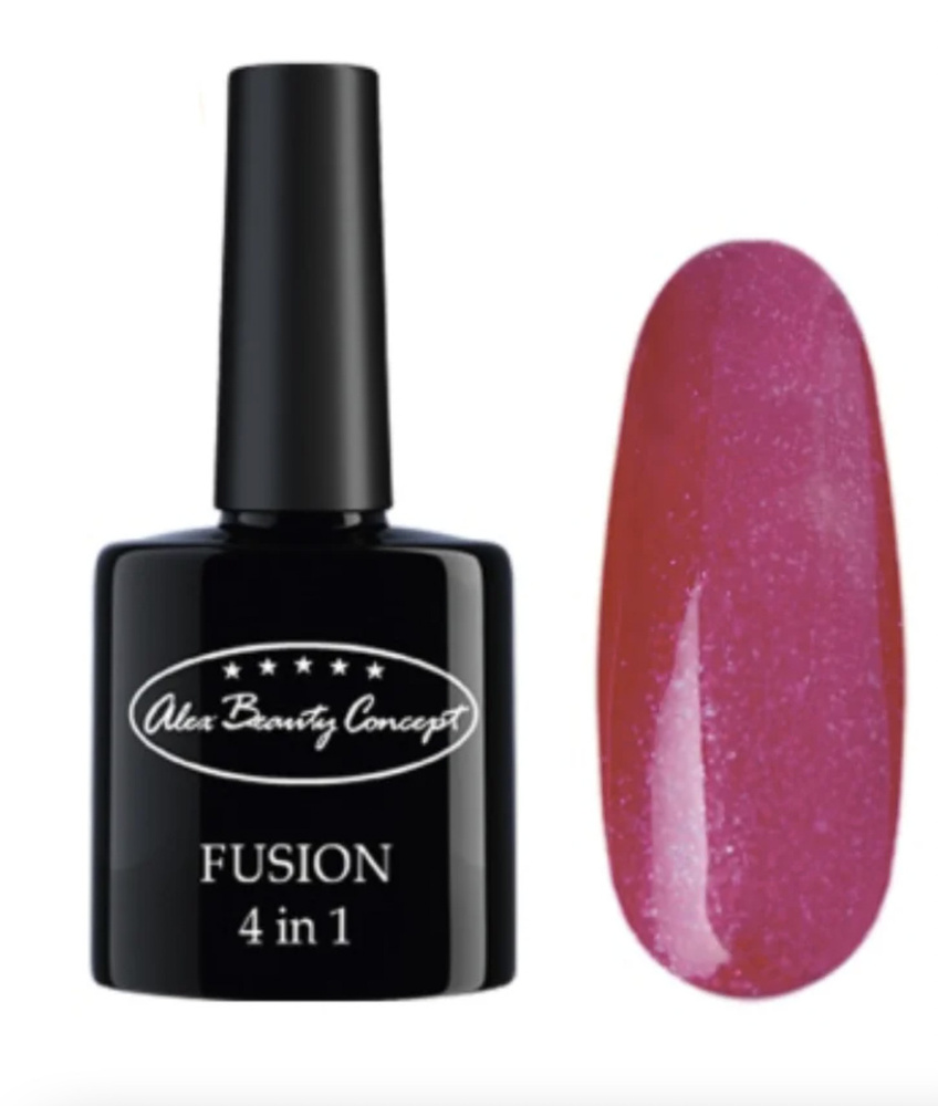 Alex Beauty Concept Гель-лак FUSION 4 IN 1 GEL,7.5 мл., цвет фукси PINK #1