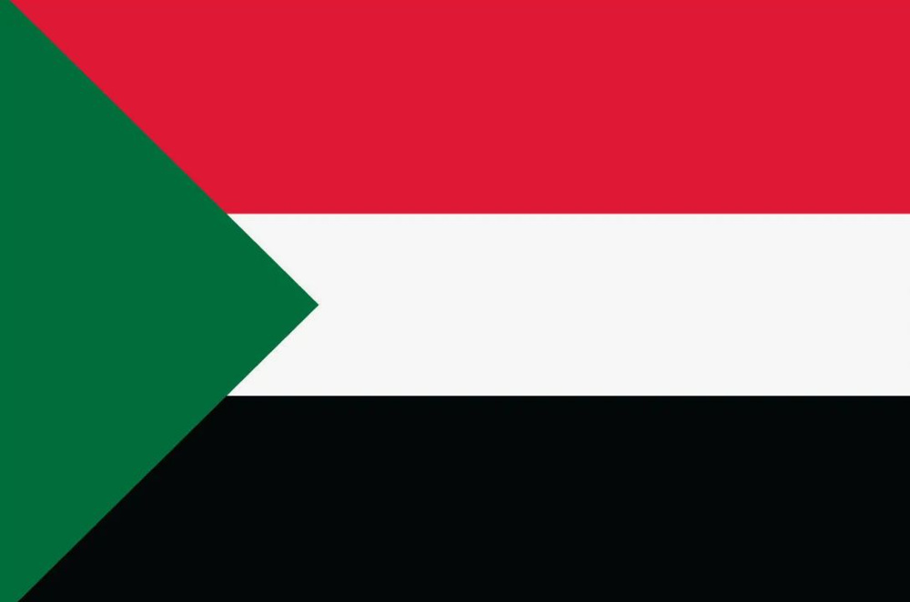 Флаг Судана 90х135 см с люверсами #1