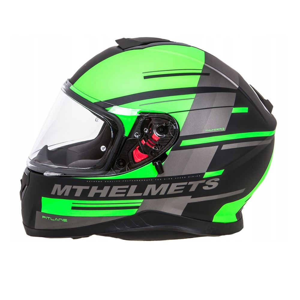 MT HELMETS Мотошлем, цвет: зеленый, темно-серый, размер: M #1