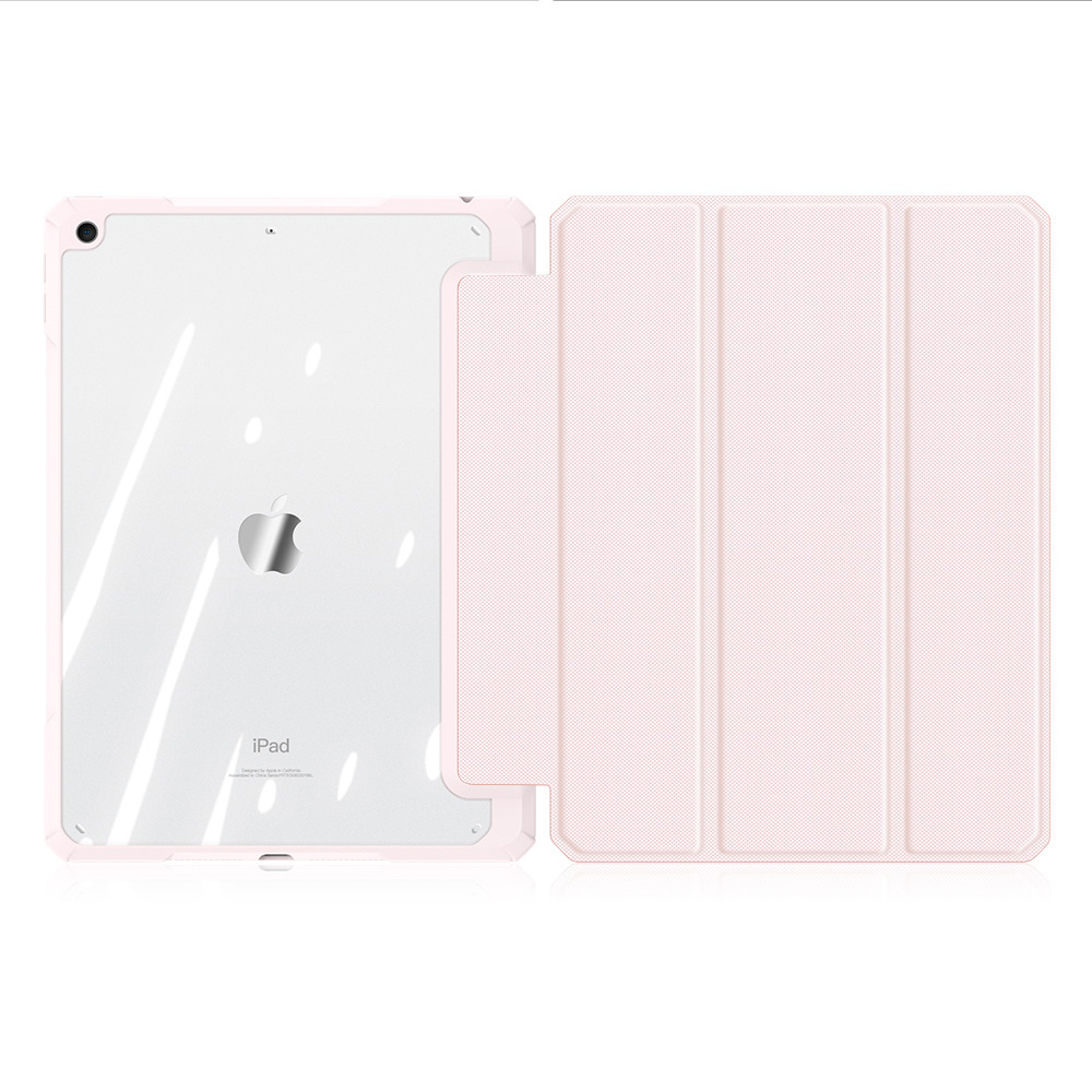 Чехол книжка для iPad 7 10.2" 2019 / iPad 8 10.2 2020 / iPad 9 2021, Dux Ducis Toby series розовый  #1