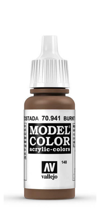 Краска Vallejo серии Model Color - Burnt Umber 17мл. #1