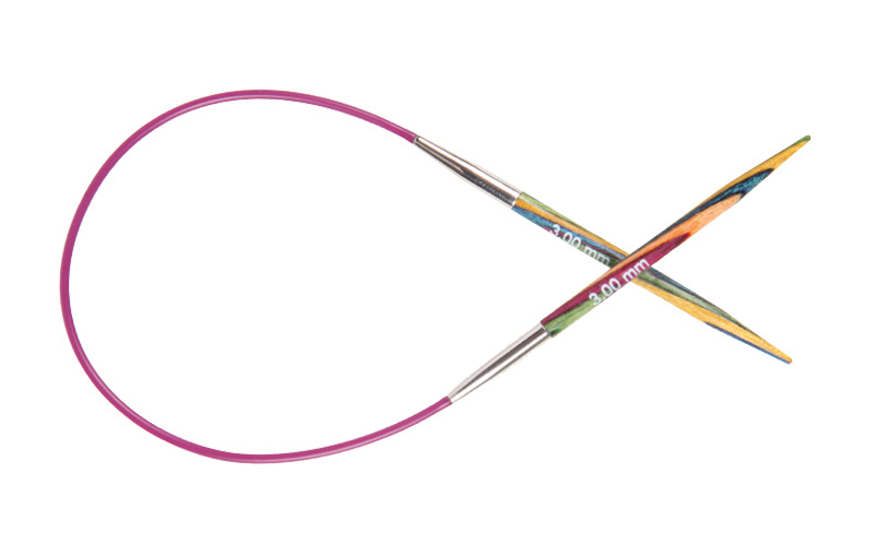 Спицы для вязания Knit Pro круговые, деревянные Symfonie 2,25мм 25см, арт.20981  #1