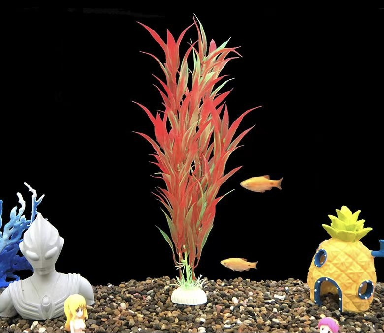 Растение искусственное для аквариума, декор. 1 шт. 40 см  #1