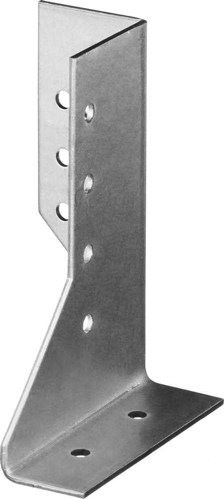 ЗУБР КБР-2.0, 105 x 75 x 25 x 2 мм, разрезное крепление балки левостороннее (310166-105-L) 10 шт.  #1