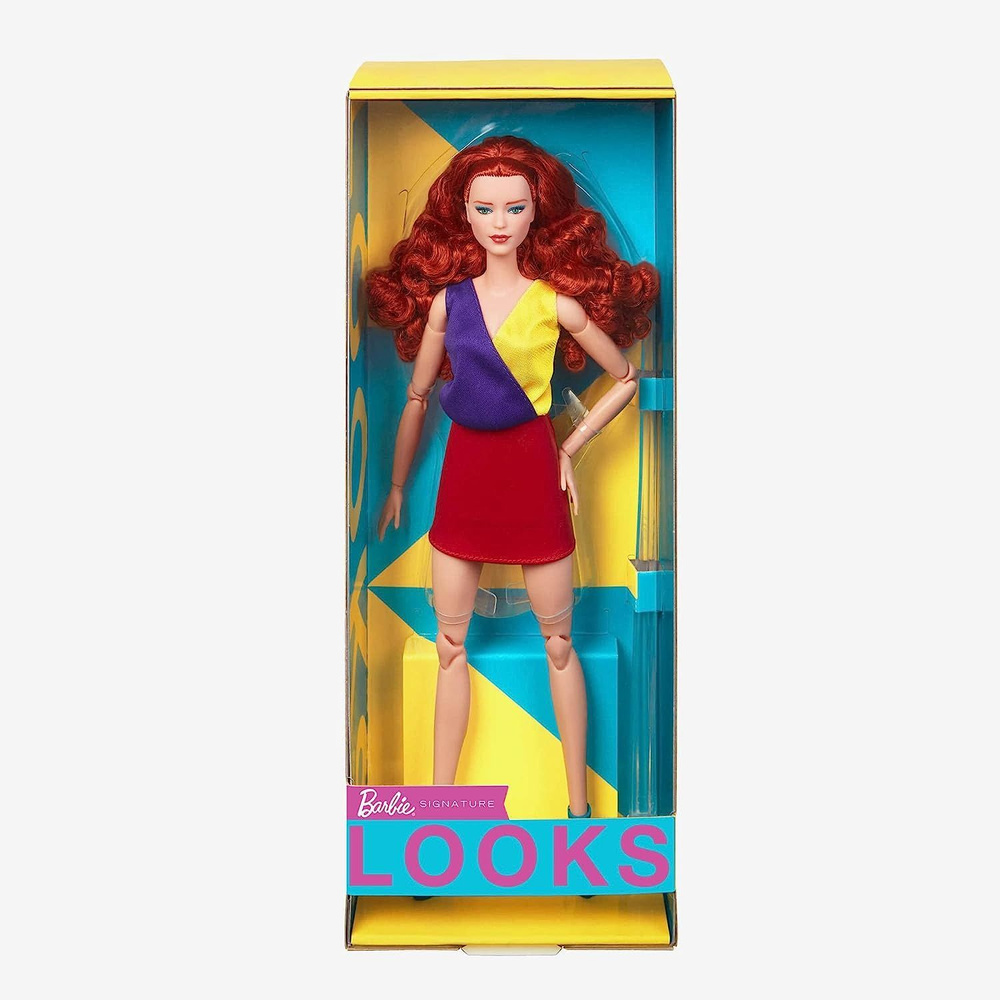 Кукла Барби Лукс Рыжая Barbie Looks 2023 Curly Red Hair №13. Товар уцененный  #1