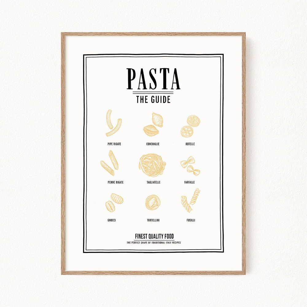 Постер "Pasta The Guide", 21х30 см #1