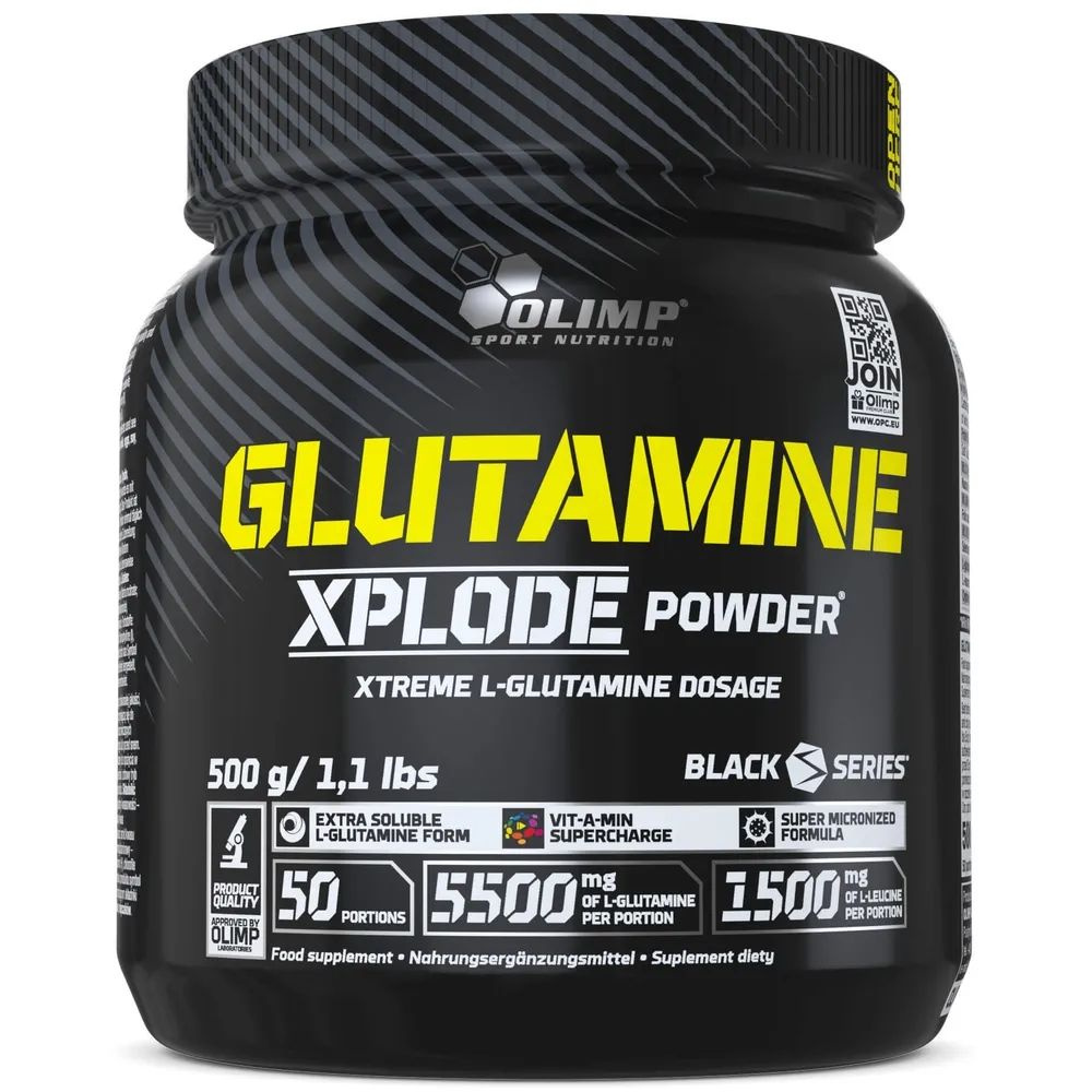 Глютамин в капсулах Olimp Glutamine XPlode Powder (500 гр) BCAA в порошке(Лимон) из Польши  #1