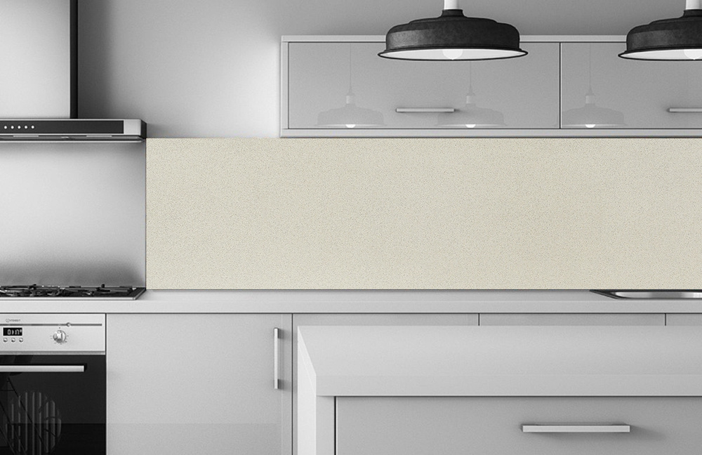 Кухонный фартук на стену "Скиф" 2400x600 мм. Цвет - Сахара белая  #1