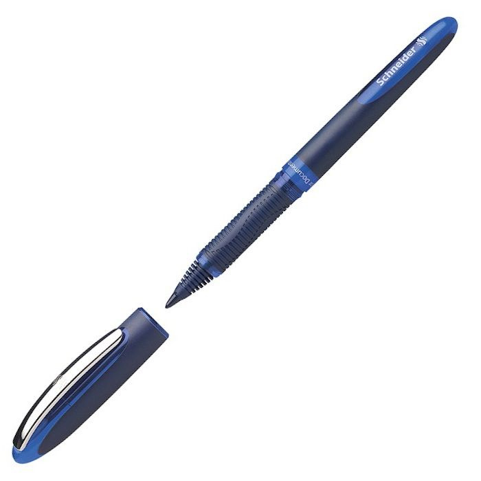 Ручка-роллер Schneider One Business, 0,8 мм, синяя, 2 штуки #1