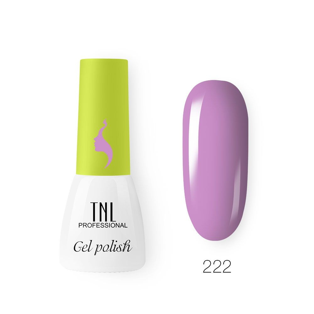 Гель лак для ногтей лавандовый сиреневый TNL 8 Чувств Mini №222 - лиловый (3,5 мл.)  #1