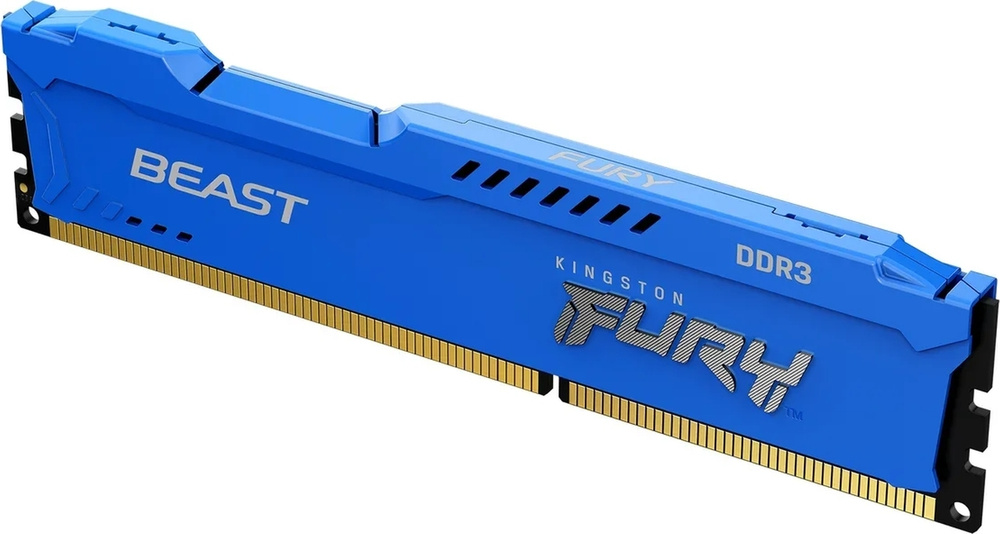 Kingston Fury Оперативная память Beast Blue DDR3 1600 МГц 1x8 ГБ (KF316C10B/8) #1