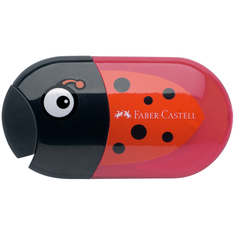 Точилка для карандашей с ластиком Faber-Castell Ladybug #1