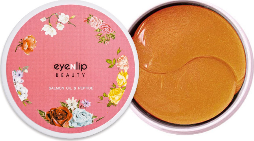 Eyenlip Beauty patch Патчи для глаз гидрогелевые с лососевым маслом и пептидами salmon oil & peptide #1