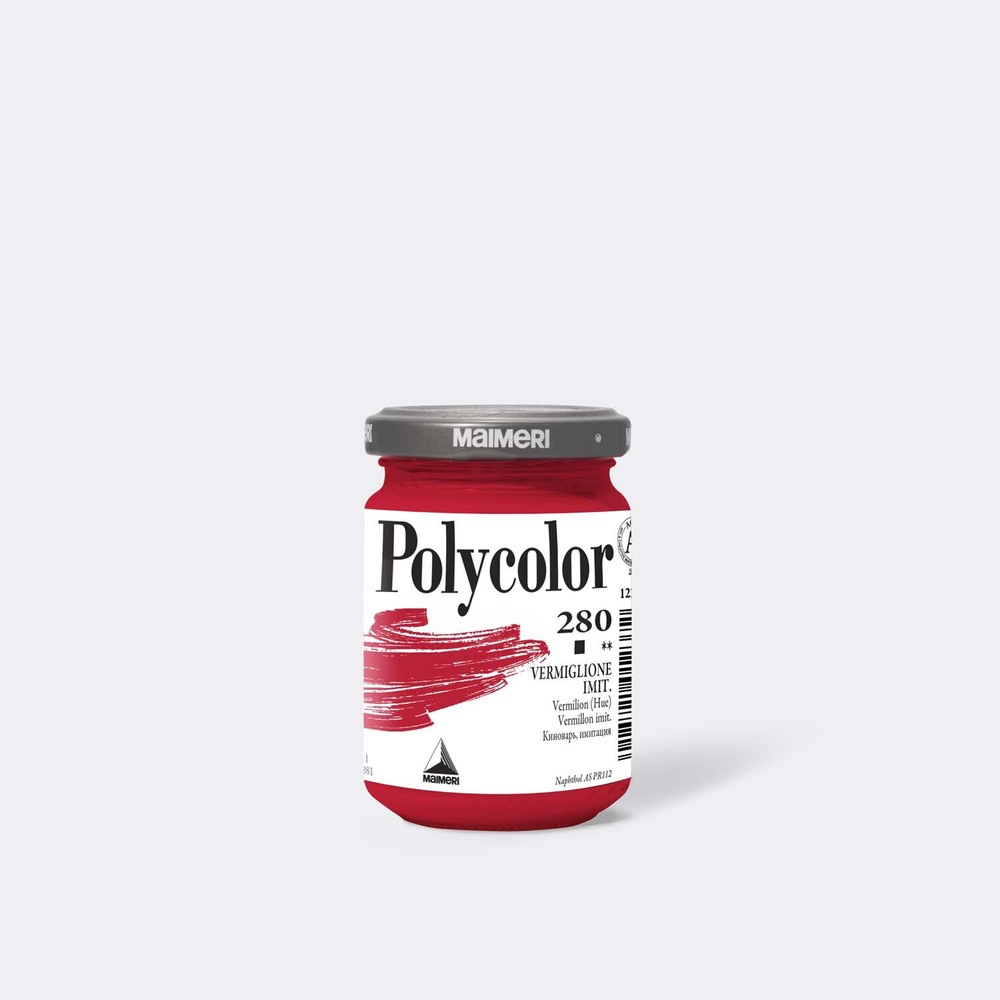 Акриловая краска Maimeri, "Polycolor" киноварь имитация 140 ml. #1