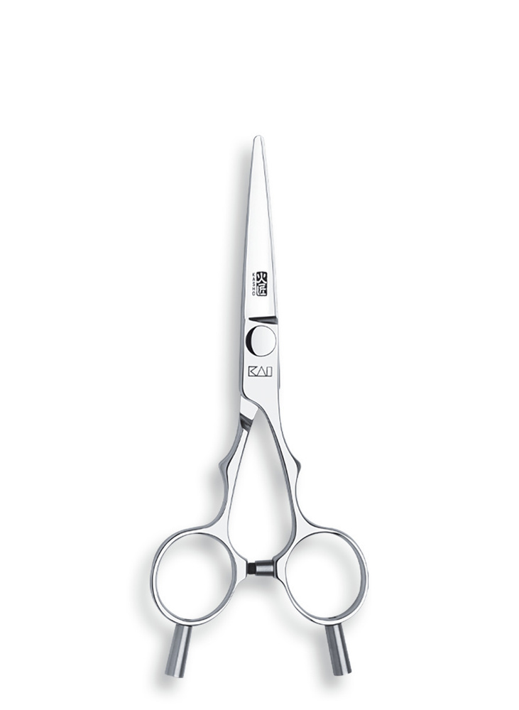 KASHO ножницы парикмахерские "SILVER", прямые, с двумя упорами 5.0 дюймов (КАШО, КАИ)  #1