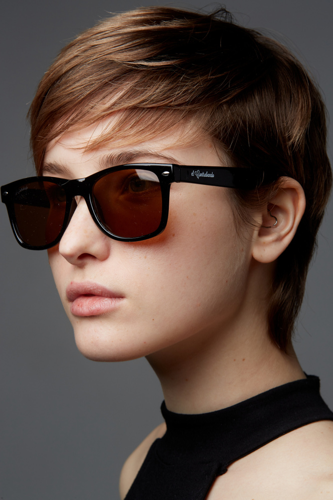 ElC Wayfarer Brown Lens / Очки солнцезащитные женские,мужские/ очки солнце защитные мужские/очки от солнца/ #1