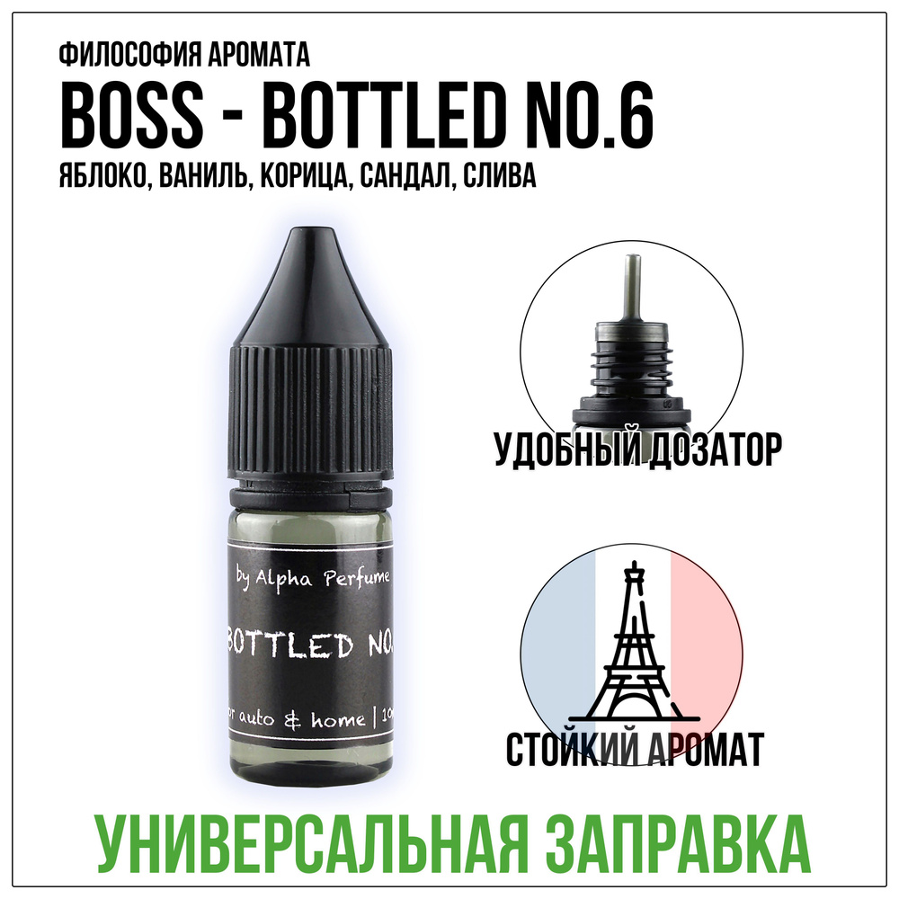 Alpha perfume Ароматизатор автомобильный, Alpha №8 - Boss 6, 10 мл #1