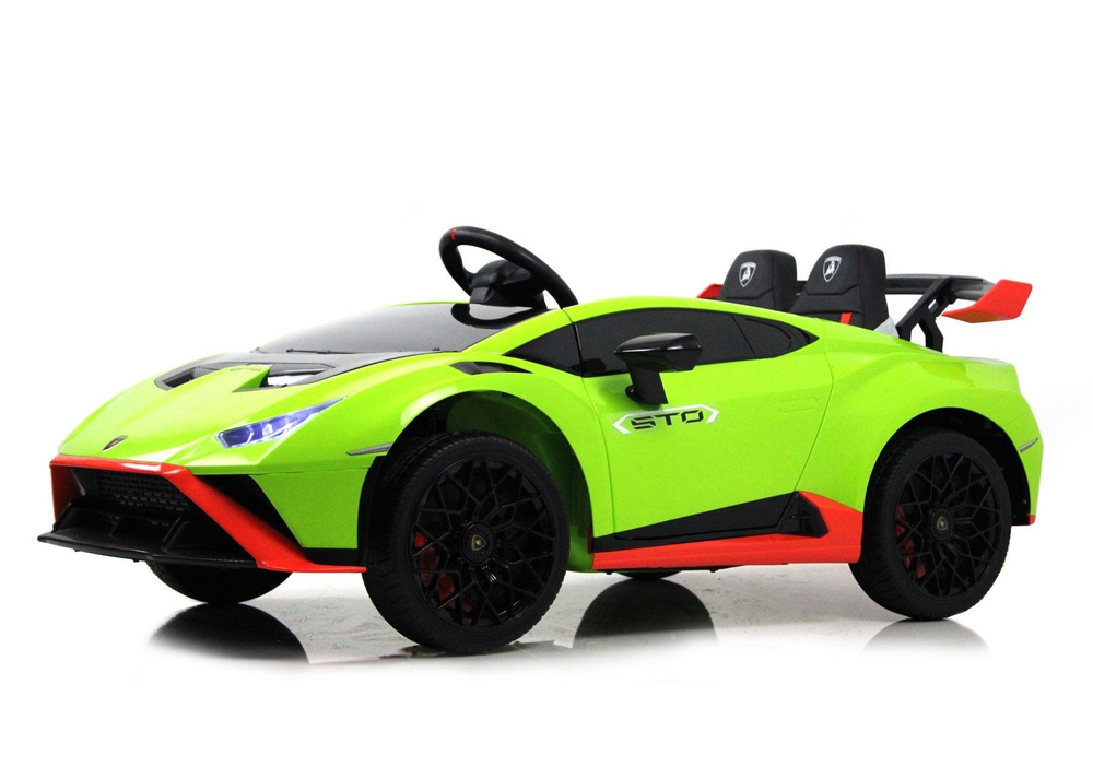 Детский электромобиль Lamborghini Huracn STO (E888EE) Зеленый #1