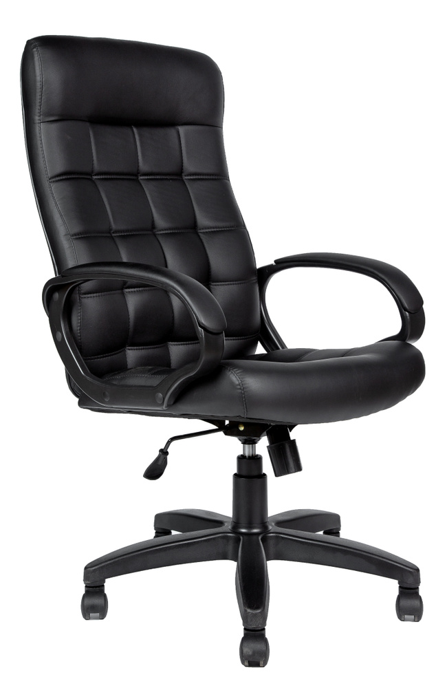 Компьютерное кресло Евростиль Стиль Soft офисное, обивка: искусственная кожа, цвет: черный  #1