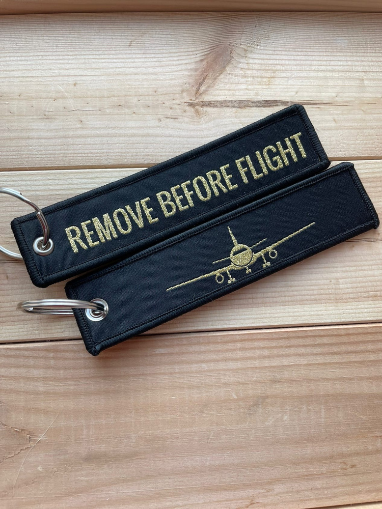 Тканевая ремувка REMOVE BEFORE FLIGHT Изъять Перед полетом #1