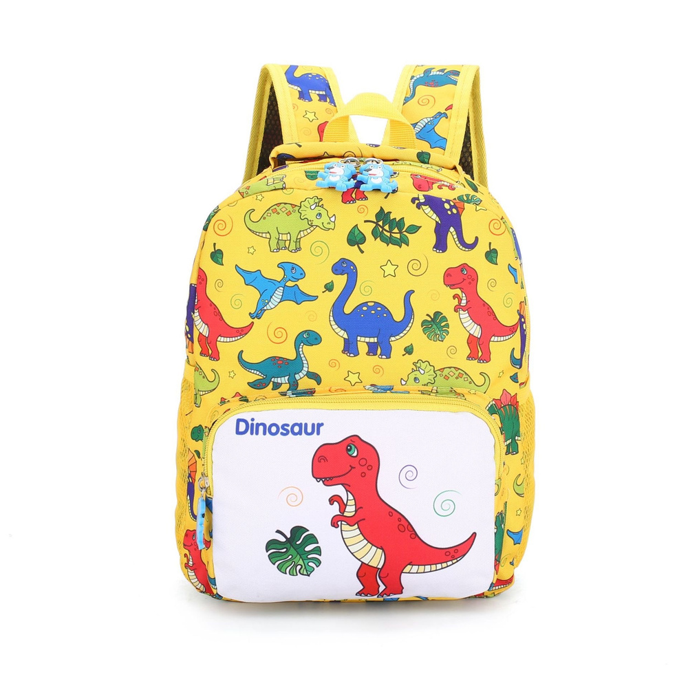 Рюкзак детский для девочек и мальчиков Динозаврики дошкольный маленький для малышей девочки и мальчика #1