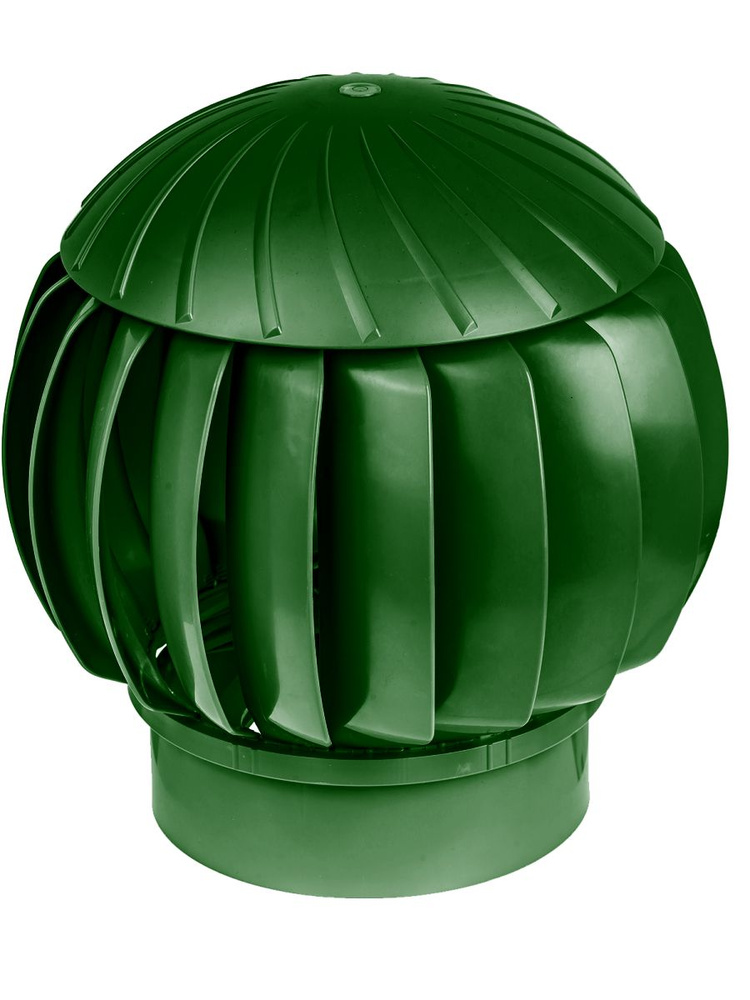 Ротационный дефлектор (Турбодефлектор) 160 Зеленый пластиковый  #1