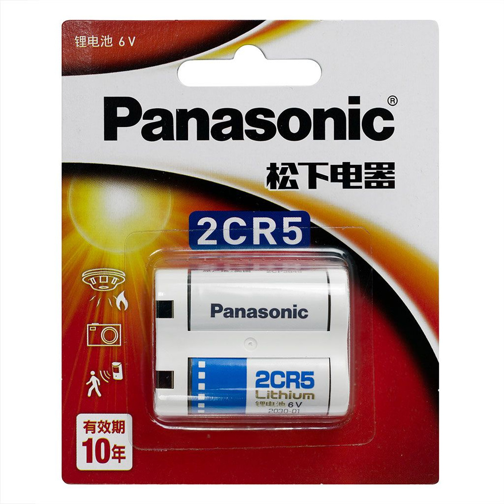 Батарейка для фото PANASONIC Lithium 2CR5 BL-1 , DL245 (6V) #1