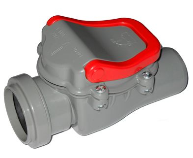 Клапан обратный для внутренней канализации 110 мм #1