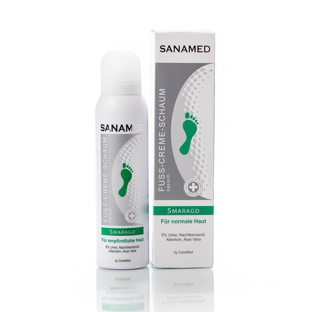 SANAMED Smaragd, Изумруд крем-пена для ног, 150 мл #1