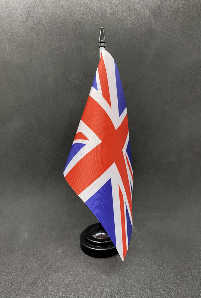 Великобритания. Настольный флаг на подставке, 30 см #1