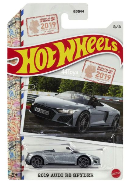 Машинка Hot Wheels / Хот Вилс 2019 Audi R8 Spyder / Германия мирового класса гонщиков  #1