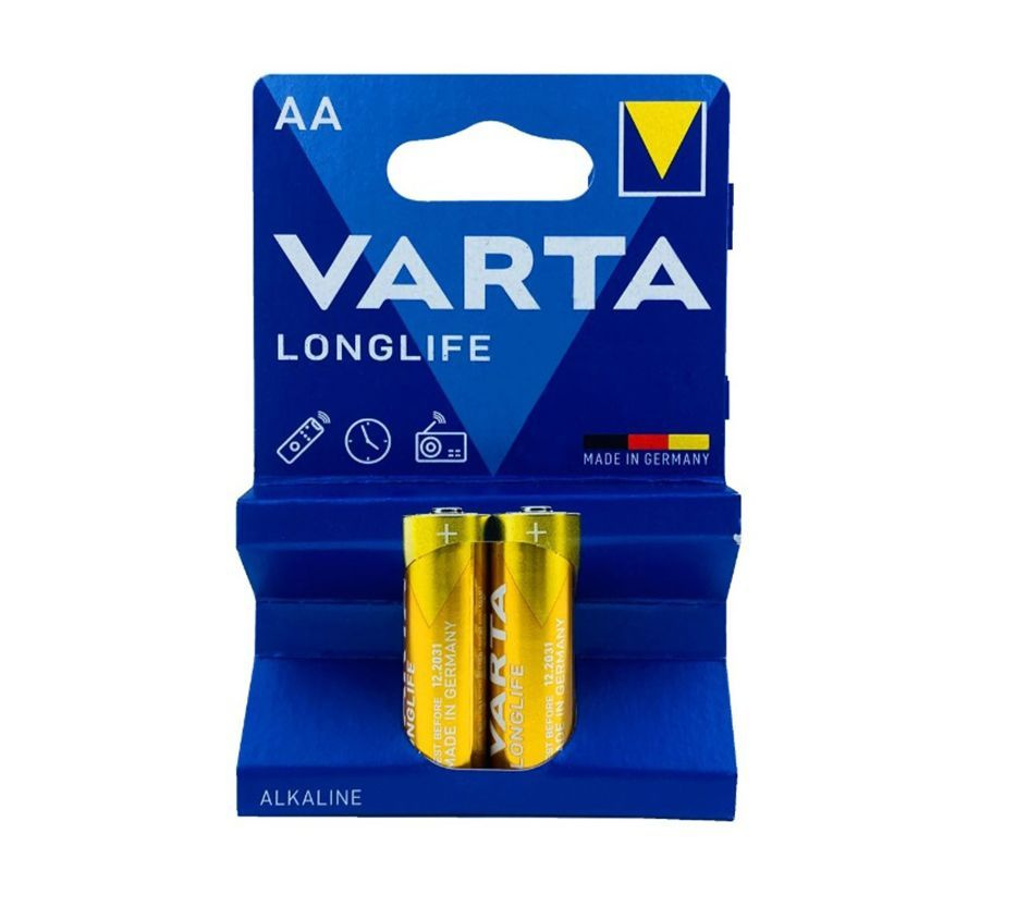 Varta Батарейка AA, Щелочной тип, 1,5 В, 2 шт #1