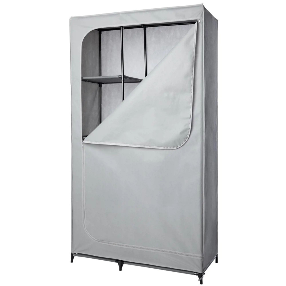 Шкаф-чехол 180x100x45 см металл цвет серый #1