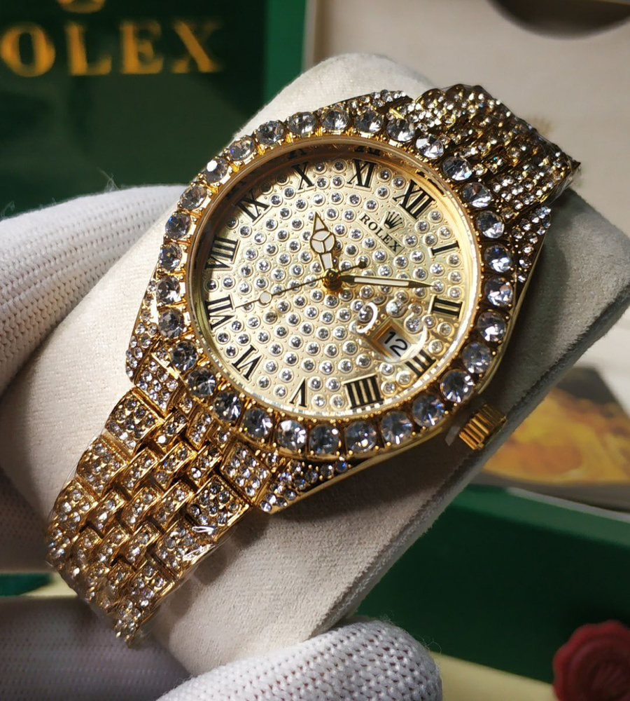 Rolex Часы наручные Кварцевые с камнями - купить с доставкой по ...