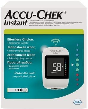 Глюкометр Accu-Chek Instant, набор - купить с доставкой по выгодным ...