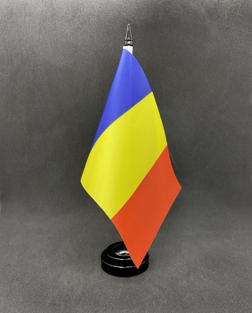Румыния. Настольный флаг на подставке, 30 см #1