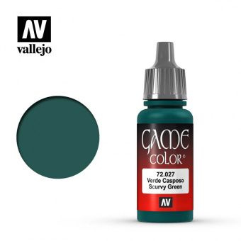 Краска Vallejo 72027 Game Color Scurvy Green (мерзкий зеленый) #1