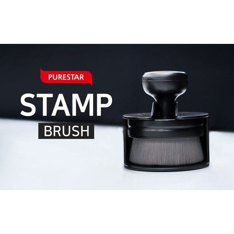 Щетка для шин и резины в пластиковом чехле PURESTAR Stamp brush applicator BLACK  #1