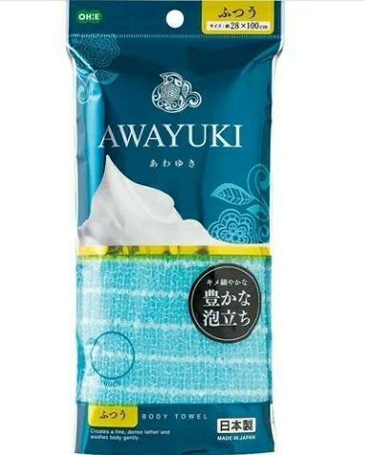 Мочалка для тела средней жесткости Awayuki Nylon Towel Ordinary, ОНЕ  #1