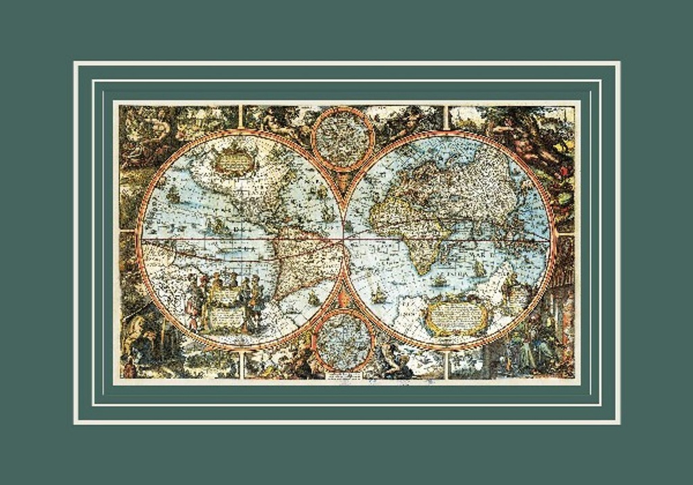 Большая карта мира, 98х68 см #1