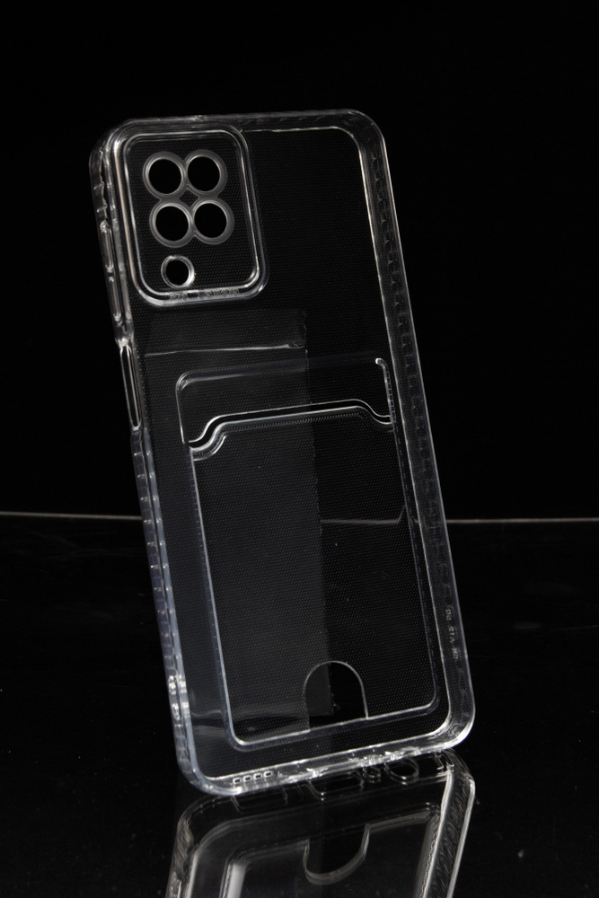 Чехол для карты на Samsung Galaxy A12 / чехол на самсунг а12 с защитой камеры прозрачный  #1