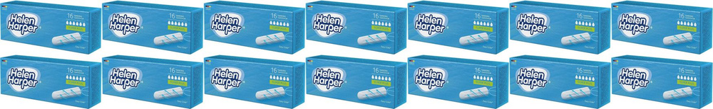 Тампоны Helen Harper Super Plus без аппликатора, комплект: 14 упаковок по 16 шт  #1