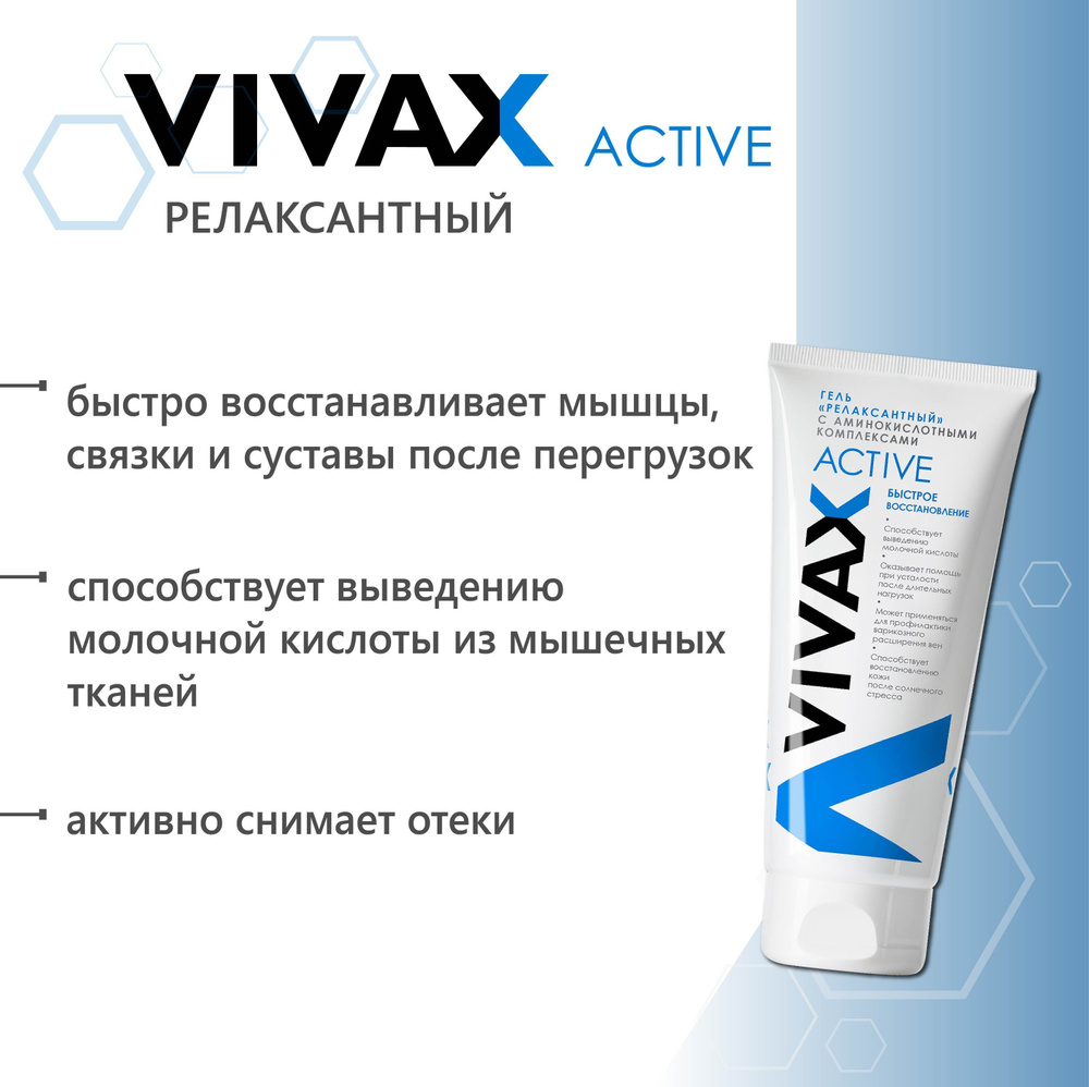 Vivax Гель релаксантный с аминокислотными комплексами #1