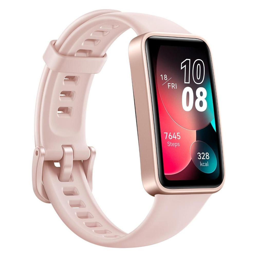 Фитнес-браслет HUAWEI Band 8 (ASK-B19) розовый - купить с доставкой по  выгодным ценам в интернет-магазине OZON (1063175050)