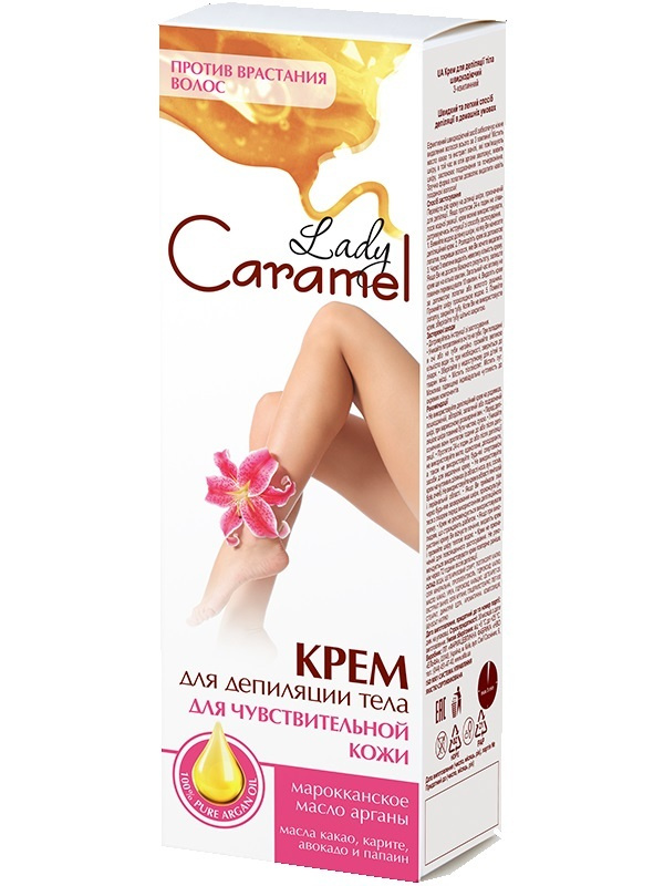 Lady Caramel Крем для депиляции для чувствительной кожи, 100 мл  #1
