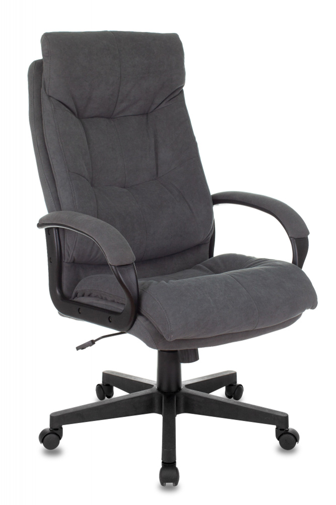 Кресло руководителя Бюрократ CH-824/ALFA44 серый, ткань, крестовина пластик  #1
