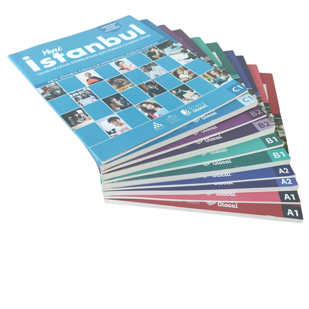 10 книги (5 учебник + 5 рабочая тетрадь)+ набор QR Новый Стамбульский ...